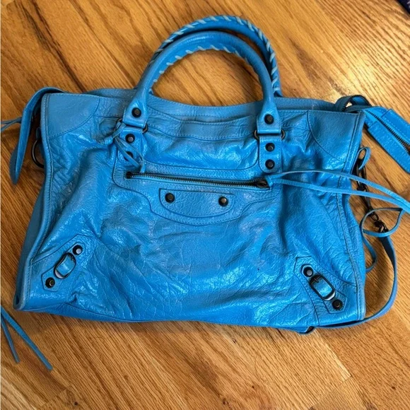 Balenciaga City Bag - Blue - Picture 3 of 7
